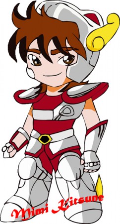 Seiya SD même projet (photoshop)