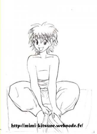 une pose assise