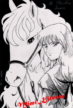 Perso principale d'une de mes BD (feutre)